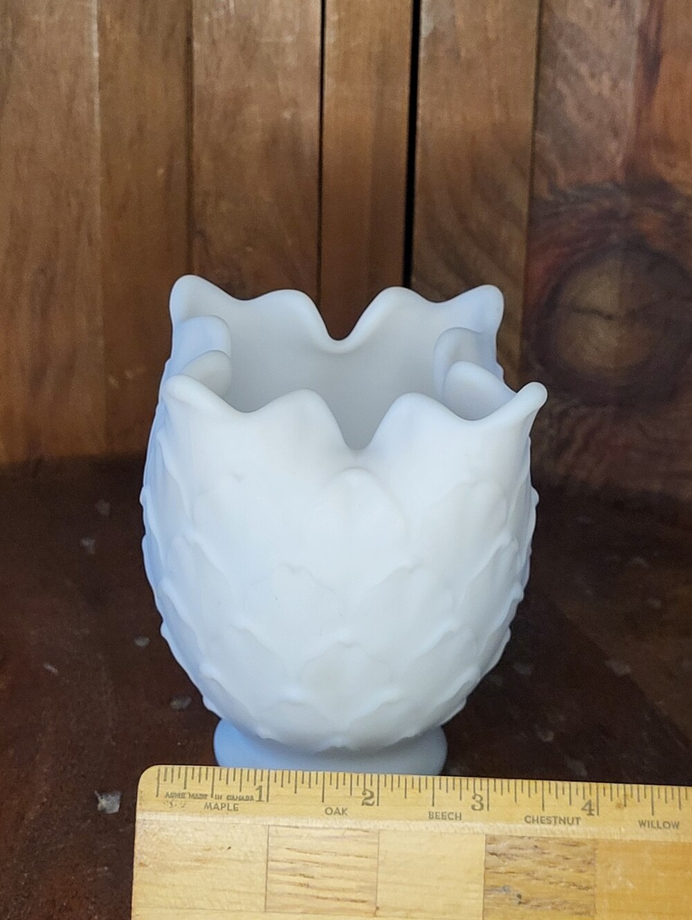 Milk Glass Vase - Picture 8 of 12